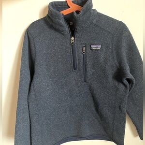Patagonia Kids Better Sweater 1/4 zip, size XS